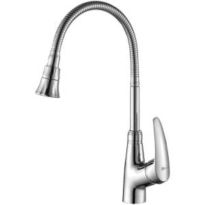 Смеситель для кухни Lemark Linara LM0413C с гибким изливом