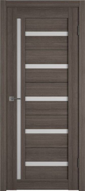 Межкомнатная дверь Владимирская Фабрика Дверей Atum 18 Grey стекло White Cloud 900x2000