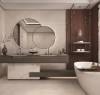 Керамогранит Zodiac Ceramica Snow MN044AP271206 White Polished 6 mm 120x270 фото 2