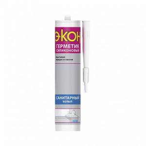Герметик силиконовый Henkel Экон санитарный белый 280 мл