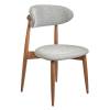 Стул Bradex Home Lucas RF 0547 Светло-серый/Орех