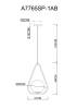 Подвесной светильник Arte Lamp Matisse A7765SP-1AB фото 2