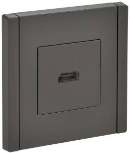 Розетка HDMI IEK Forte&Piano FP-H10-K03 серый