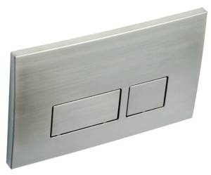 Кнопка смыва Boheme 664-NB пластик Nikel Brush