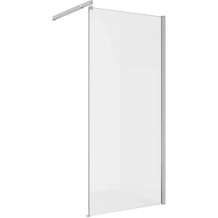 Душевая перегородка Alex Baitler AB29120S1 профиль сталь, стекло прозрачное, 120x200