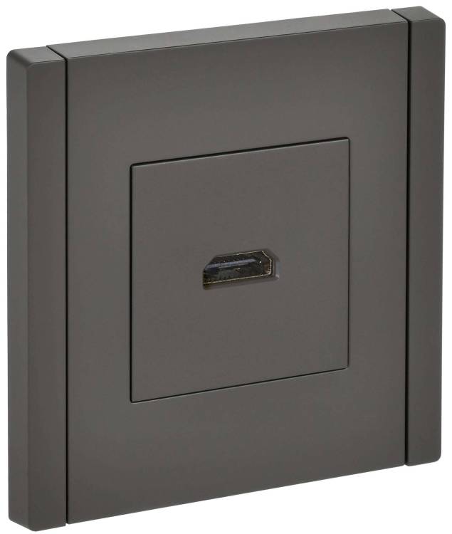 Розетка HDMI IEK Forte&Piano FP-H10-K03 серый