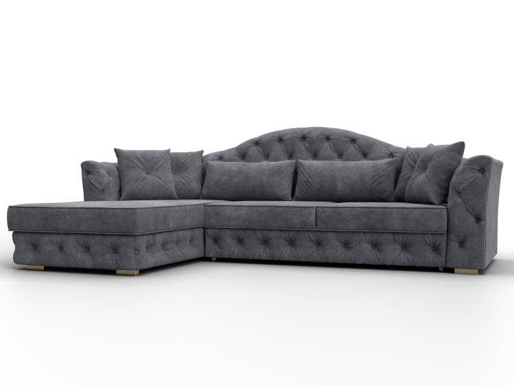 Диван угловой Лига Диванов Артис 128025L Серый