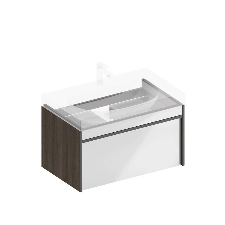 Тумба под раковину Kerama Marazzi Modula MOD.80.1+1\AR арабика, 80 см