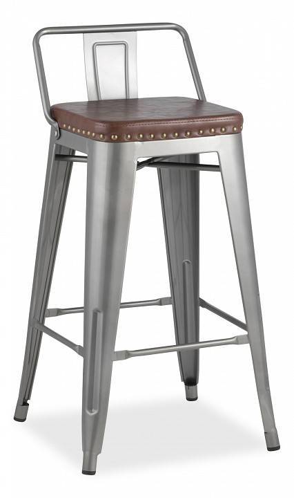 Стул барный Stool Group Tolix Soft LF626A GREY 7083+PU7002 серебристый