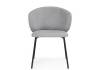 Стул на металлокаркасе Woodville Рикко 674677 серый (81 cloud) / черный фото 2