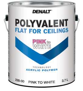 Краска для потолка с индикатором Denalt Polyvalent Flat for Ceiling 3.7 л