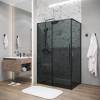 Душевой уголок Grossman Galaxy 120.K33.01.1210.21.10 профиль черный матовый, стекло тонированное, 120x100x195 фото 2