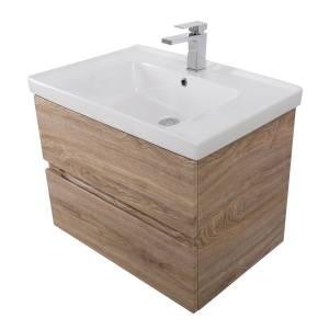 Тумба под раковину Art&Max Techno AM-Techno-600-2C-SO-LW623 Дуб мелфорд, 57x46x50