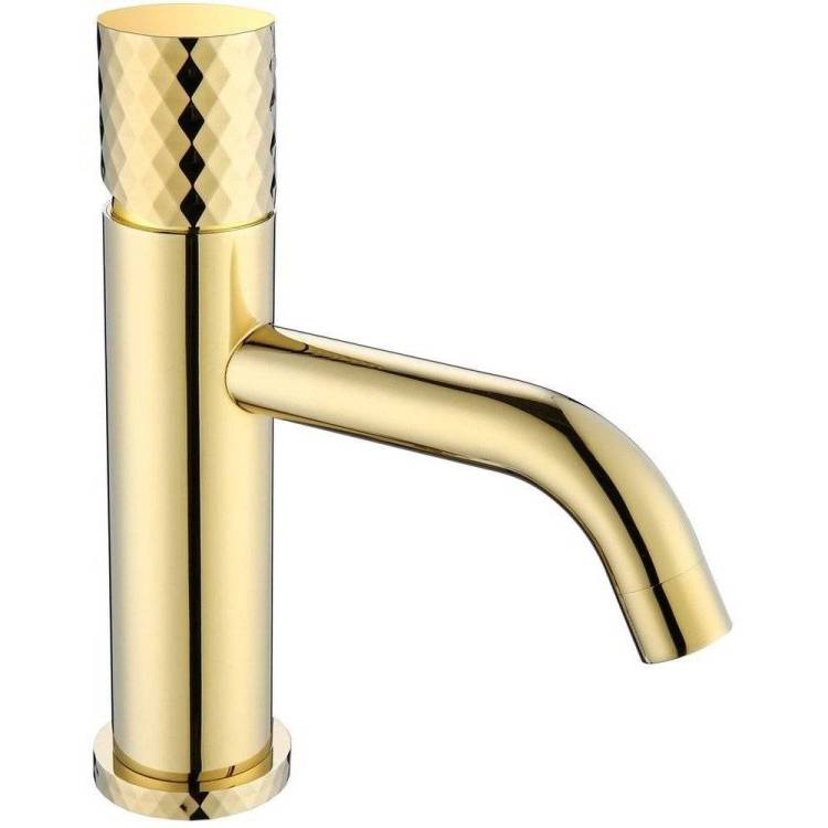Смеситель для раковины Boheme Stick 121-GG Gold Diamond Gold