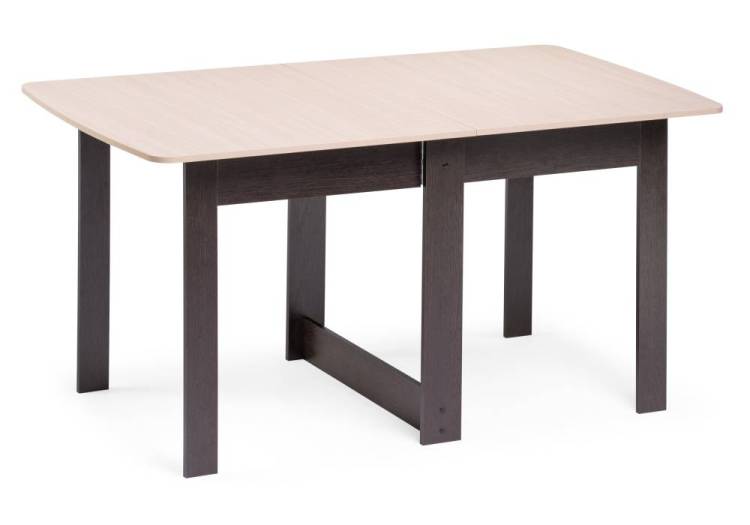 Стол-книжка Woodville СтК4 260681 венге, дуб молочный 161.5(161,5)x86.5x78.5
