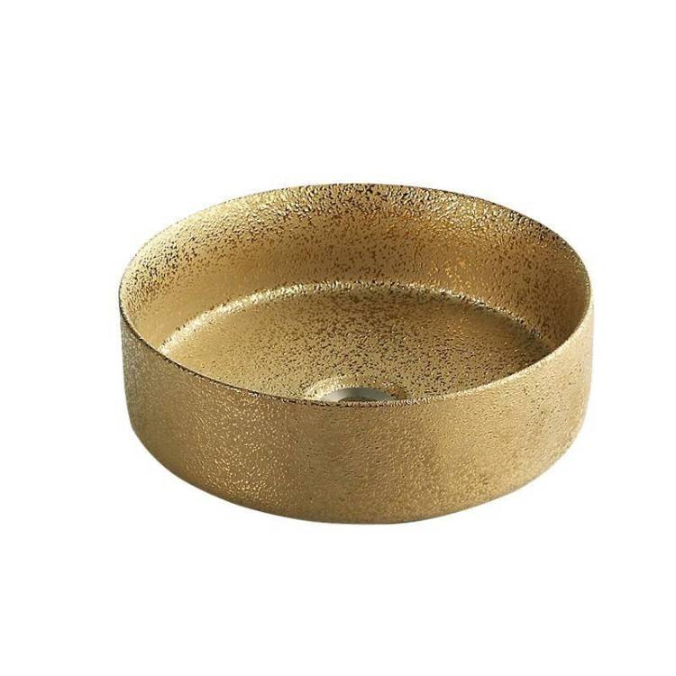 Раковина Point Виктория 37 PN43064GB брашированное золото
