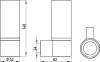 Стакан Emco System 2 3520 001 00 хром фото 2