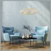 Подвесной хрустальный светодиодный светильник Wertmark Elaine WE469.08.123 фото 3