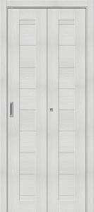 Складная дверь Глухая Mr. Wood Браво-21 153-7513 Полотоно Bianco Melinga 2000х400