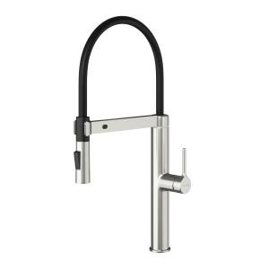 Смеситель для кухни Wasserkraft A8827 сенсорный, с гибким изливом, никель