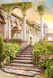 3D Фотообои Artegrafico «Античный фонтанчик» FR220 канвас