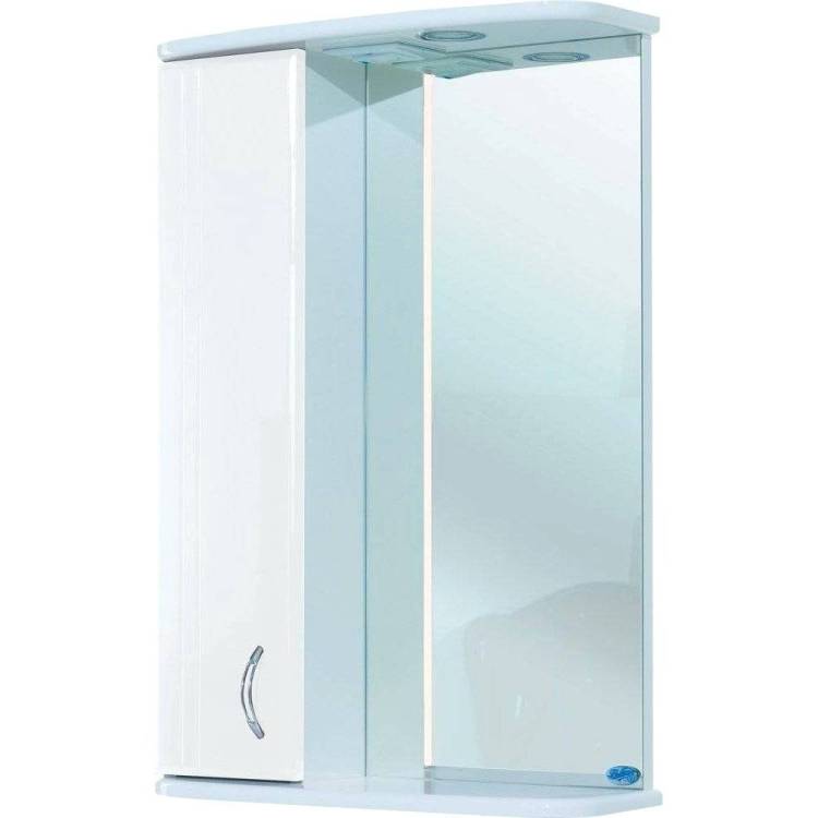 Зеркало Bellezza Астра 55 L белый