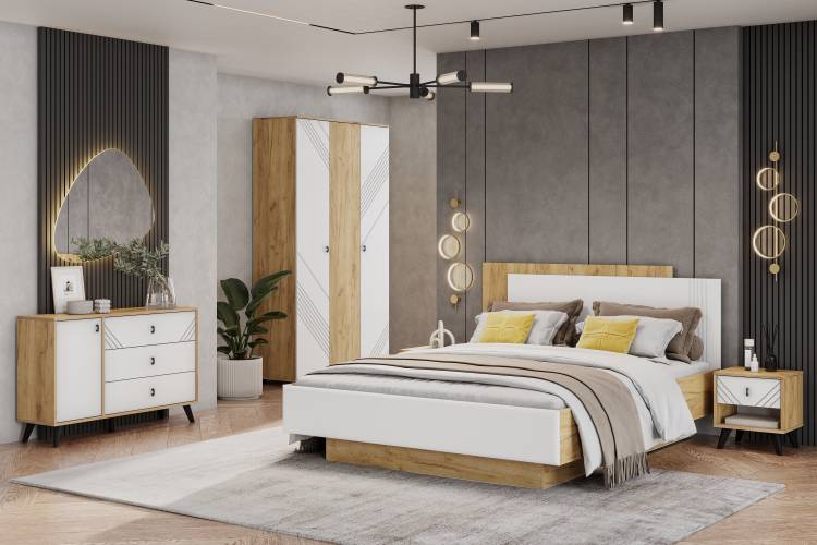 Спальня Арника Байкал 00-00291679 Белый