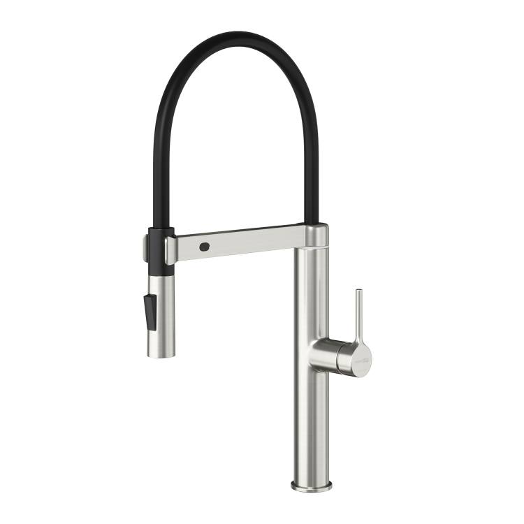 Смеситель для кухни Wasserkraft A8827 сенсорный, с гибким изливом, никель
