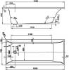 Акриловая ванна Vagnerplast Veronela 160x70 ультра белый фото 7