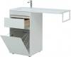 Тумба с раковиной Aquanet Токио 48 1 ящик, c бельевой корзиной фото 4
