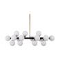 Подвесная люстра Lumina Deco Marsiada LDP 6033-16 BK+GD фото 2