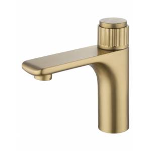 Смеситель для раковины Wonzon & Woghand WW-A40412-BG брашированное золото