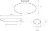 Мыльница Bemeta Oval 118408021 фото 3