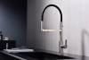 Смеситель для кухни Paulmark Tornado To213402-BS с гибким изливом, брашированная сталь фото 5