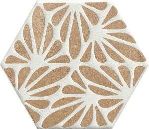 Керамогранит Marca Corona Terracreta J082 Cesello Chamotte Esagonо 25х21.6