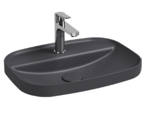 Раковина Isvea Infinity 55 10NF50055SV-2C антрацит матовый, 55x40