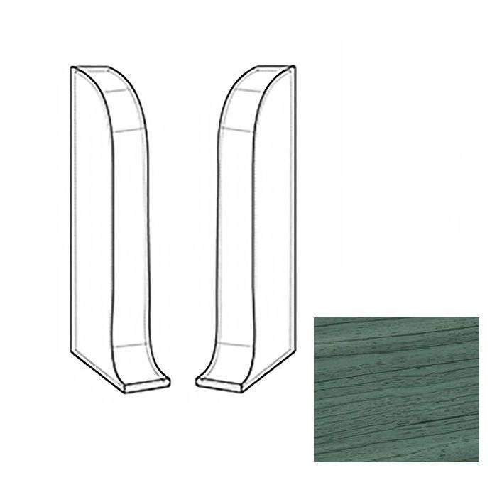 Заглушки LinePlast Зеленый Клен L009 58 мм (пара)