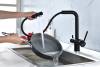 Смеситель для кухни Paulmark Serpentine Se213222-AN с выдвижным изливом, антрацит фото 11