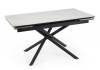 Стол Notta Мэриан 625721 snow alpin white, черный 140(200)x80x75