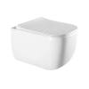 Унитаз подвесной CHARUS Torre Bianca EWC700-126W Pinto Rimless, сиденье микролифт