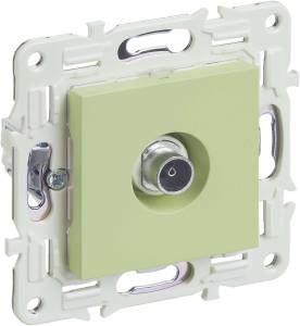 ТВ-розетка оконечная IEK Skandy SK-A10-O-K06 мятный