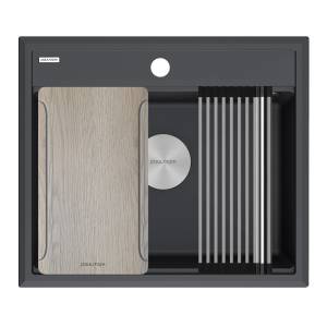 Мойка кухонная Paulmark Stepia-Multi Sink 60 PM185951-AN антрацит, 51x59