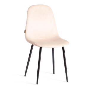 Стул Tetchair Breeze (mod. JSC-58) 21133 creamy (кремовый) HLR 5/черный 44x53x86