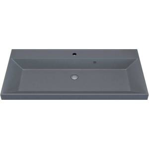 Раковина Uperwood Classic Quartz 293020633 100 см, бетон, серая матовая