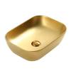 Раковина Abber Rechteck AC2200MMG золото матовое, 46x32.5