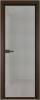 Межкомнатная дверь Profil Doors 1 AV цвет профиля Деорэ, стекло безопасное 6 мм рэте 700x2000