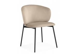 Стул на металлокаркасе Woodville Рикко 674673 темно-бежевый (H-07) / черный