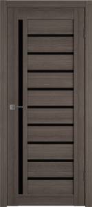 Межкомнатная дверь Владимирская Фабрика Дверей Atum 11 Grey стекло Black Gloss 600x2000