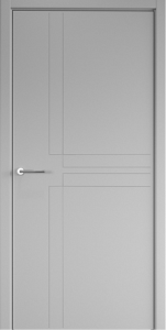 Межкомнатная дверь Albero Геометрия 3 эмаль серая 2000x600