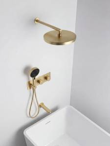 Душевая система AltroBagno Рикко (Ricco) 040303 BG матовое золото